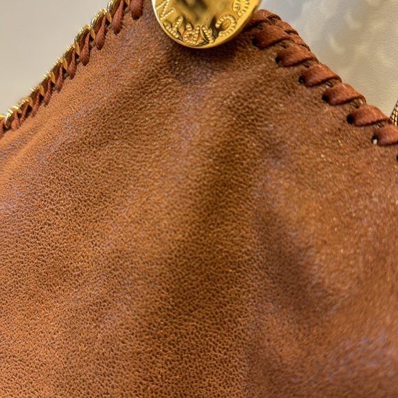 Stella Mccartbey Small Tote Eco Shaggy Deer W/ Gold Color Chain - Picture 14 of 14